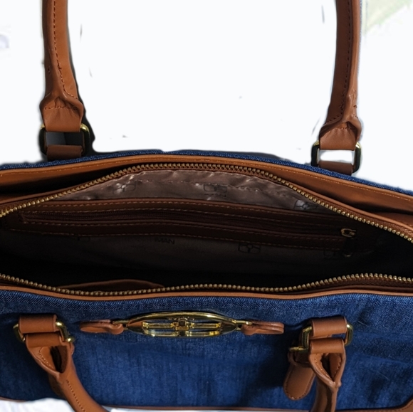 MAN - blue and brown purse - Picture 8 of 10